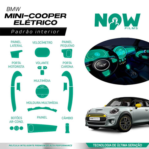 Kit Película Proteção Interna MINI COOPER ELÉTRICO (A PARTIR 2021)