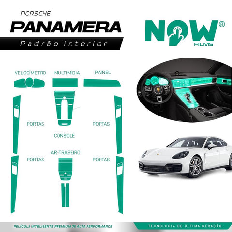 Kit Película Proteção Interna PORSCHE PANAMERA (A PARTIR DE 2016)